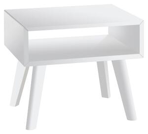 NOČNÍ STOLEK, buk, bílá, 50/42/41 cm Hasena - Online Only noční stolky, Online Only