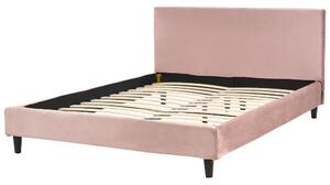 Manželská postel 160 cm FUTTI (s roštem) (růžová). 1007262