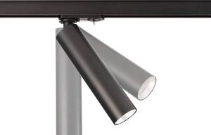 Deko-Light LED kolejnicový spot Slim 1fázový, černý, hliník, 5 W, 2 700 K, stmívatelný, Černá, Obývací pokoj / jídelna, Hliník, Moderní