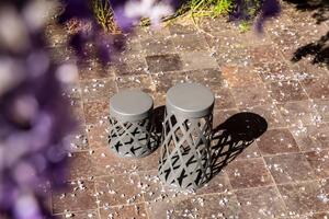 SHADOW LED sloupková lampa, tmavě šedá, 45cm - FARO