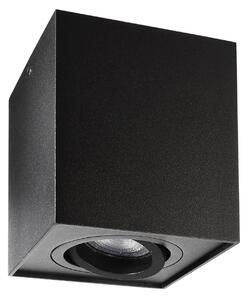 Deko-Light Stropní bodové osvětlení Bengala hranaté, černé, hliník, GU10, otočné, stmívatelný, Černá, Obývací pokoj / jídelna, Hliník, Moderní