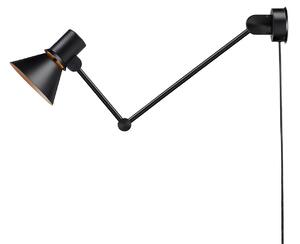 Nástěnná Svítidla Anglepoise, Type 80 W3, Černá, Obývací pokoj, Kov, Design