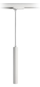 Deko-Light LED závěsné svítidlo Slim 1fázová lišta, bílé, hliník, 5 W, 2 700 K, stmívatelný, Bílá / opál, Obývací pokoj / jídelna, Hliník, Moderní