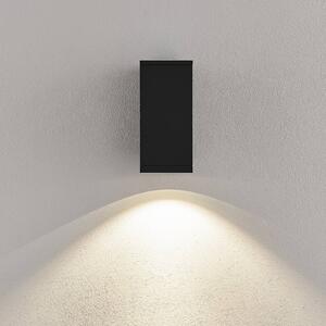 Deko-Light LED venkovní nástěnné svítidlo ShoreLine Pro Square, tmavě šedá, 830/840, stmívatelný, Černá, Hliník, Moderní
