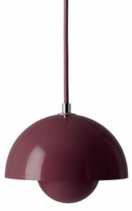 Závěsná svítidlo &Tradition, Flowerpot VP10, stmívatelné, Fialová, Obývací pokoj, Kov, Design