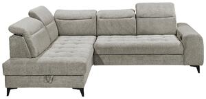 ROHOVÁ SEDAČKA, textil, šedohnědá MID.YOU - Sedací soupravy, Online Only