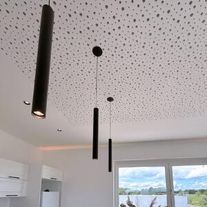 Deko-Light Závěsné LED světlo Slim, černé, hliník, 2 700 K, stmívatelný, Černá, Obývací pokoj / jídelna, Hliník, Moderní