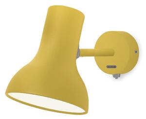 Nástěnná Svítidla Anglepoise, Type 75 Mini, stmívatelné, Žlutá, Obývací pokoj, Kov, Design