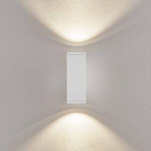 Deko-Light LED venkovní nástěnné svítidlo ShoreLine Pro Square up/down, bílá, stmívatelný, Bílá / opál, Hliník, Moderní