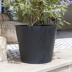 Květináč Bucket černý S, ⌀ 50 cm x v 40 cm, 6,5 kg, 57l