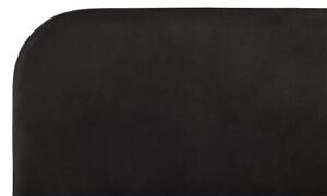 Manželská postel 140 cm Faris (černá) (s roštem). 1078929