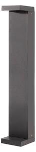 Deko-Light LED podlahová lampa Lerna, výška 60 cm, hliník, tmavě šedá,, Černá, Hliník, Moderní