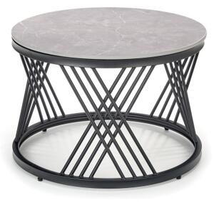 SADA 2x Konferenční stolek ELEGRA 60/40 cm šedá