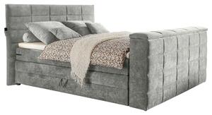 POSTEL BOXSPRING, 180/200 cm, jílová barva Carryhome - Postele s úložným prostorem, Online Only
