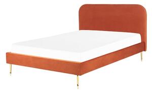 Manželská postel 140 cm Faris (oranžová) (s roštem). 1078941