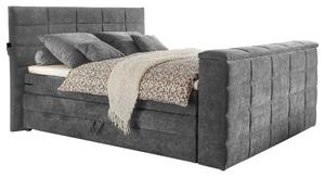 POSTEL BOXSPRING, 180/200 cm, tmavě šedá Carryhome - Postele s úložným prostorem, Online Only