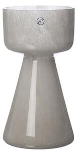 ERNST Skleněná váza Lökvas Beige - 15 cm EF427