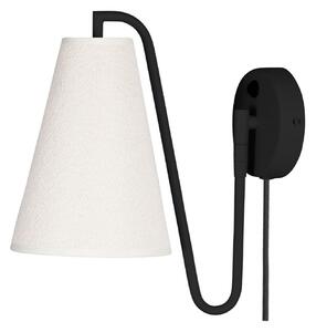 Nástěnná Svítidla Globen Lighting, Bílá, Obývací pokoj, Tkanina / Textil, Design