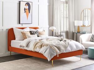 Manželská postel 160 cm Faris (oranžová) (s roštem). 1078942