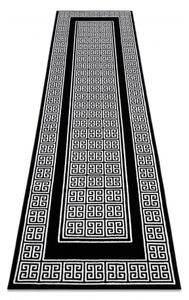 Dywany Luszczow Kusový koberec, Běhoun GLOSS moderni 6776 85 rám, černý / slonová kost Rozměr koberce: 60 x 200 cm