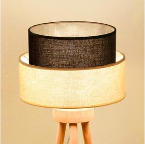 Brilagi - LED Stolní lampa BOHO STYLE 1xE27/15W/230V krémová/hnědá