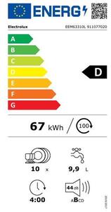 Electrolux EEM63310L Vestavná myčka plně integrovaná 45 cm