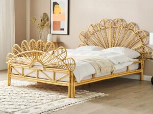 Manželská postel 160 cm Floyd (světlé dřevo) (s roštem). 1078955