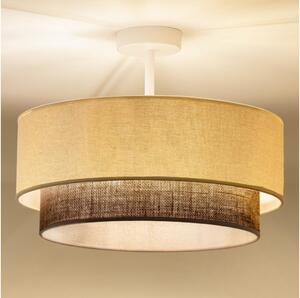 Brilagi - LED Přisazený lustr BOHO STYLE 1xE27/15W/230V pr. 40 cm krémová/hnědá