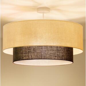 Brilagi - LED Přisazený lustr BOHO STYLE 3xE27/15W/230V pr. 60 cm krémová/hnědá