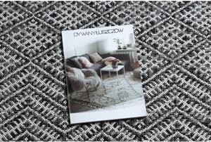 Dywany Luszczow Kusový koberec SISAL SION cikcak, diamanty BOHO 22168 černý / ecru Rozměr koberce: 80 x 150 cm