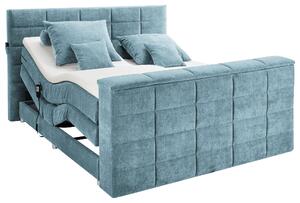 POSTEL BOXSPRING, 180/200 cm, modrá Carryhome - Manželské postele, Online Only