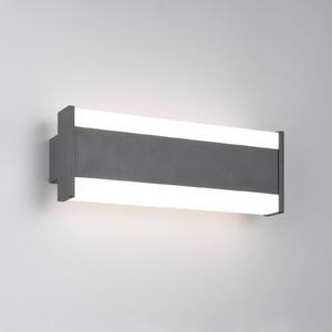 Trio Lighting LED venkovní nástěnné svítidlo DAWSON, 30 cm, antracitová IP54 nahoru/dolů, Černá, Hliník, Moderní, Nástěnné svítidlo