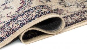 Makro Abra Klasický kusový koberec Isphahan 84313/57 Ivory béžový modrý Rozměr: 80x150 cm