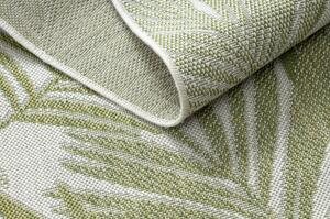 Dywany Luszczow Kusový koberec, běhoun SISAL SION palmové listy, tropický 2837 ecru / zelená Rozměr koberce: 70 x 250 cm
