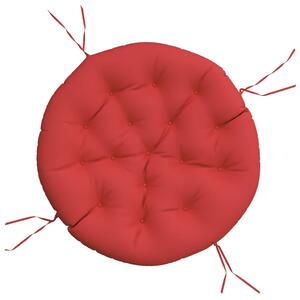 Kulatý sedák červený Ø 100 x 11 cm oxfordská tkanina