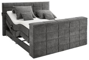 POSTEL BOXSPRING, 180/200 cm, tmavě šedá Carryhome - Manželské postele, Online Only
