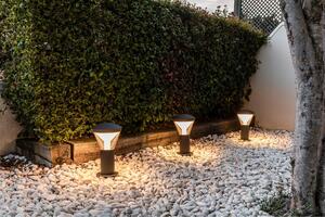 SHELBY LED sloupková lampa, tmavě šedá, h 32.5cm - FARO