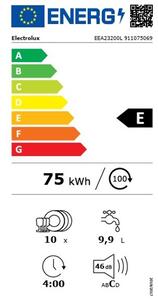 Electrolux EEA23200L Vestavná myčka plně integrovaná 45 cm