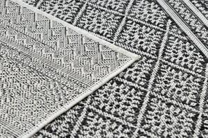 Dywany Luszczow Kusový koberec, běhoun SISAL SION aztécký 22168 černý / ecru Rozměr koberce: 70 x 250 cm