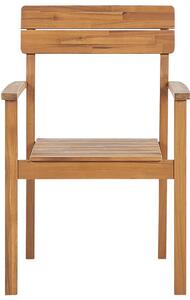Set 2 ks zahradních židlí Fernanda (světlé dřevo). 1078984
