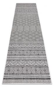 Dywany Luszczow Kusový koberec, běhoun SISAL SION aztécký 22168 černý / ecru Rozměr koberce: 60 x 300 cm
