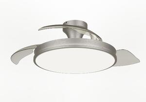 Atlas DC stropní ventilátor a svítidlo 28W+35W niklový
