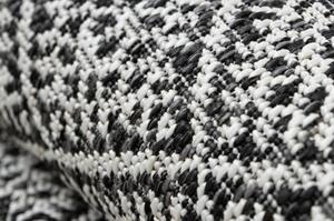 Dywany Luszczow Kusový koberec, běhoun SISAL SION aztécký 22168 černý / ecru Rozměr koberce: 60 x 300 cm