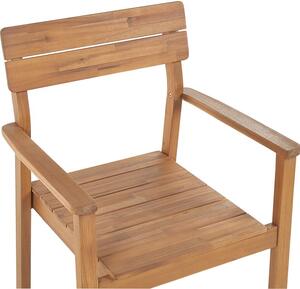 Set 2 ks zahradních židlí Fernanda (světlé akáciové dřevo). 1078985