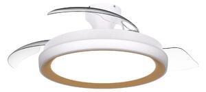 Bliss DC stropní ventilátor a svítidlo 28W+35W zlatý