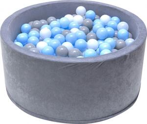 Suchý bazén s míčky šedý