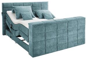 POSTEL BOXSPRING, 180/200 cm, petrolej Carryhome - Manželské postele, Online Only