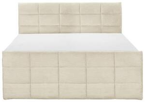POSTEL BOXSPRING, 180/200 cm, krémová MID.YOU - Postele s úložným prostorem, Online Only