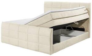 POSTEL BOXSPRING, 180/200 cm, krémová MID.YOU - Postele s úložným prostorem, Online Only