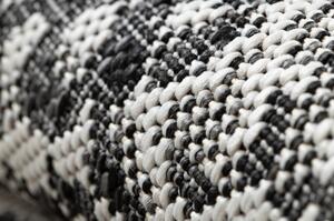 Dywany Luszczow Kusový koberec SISAL SION Hadí kůže 22162 ecru / černý Rozměr koberce: 80 x 150 cm